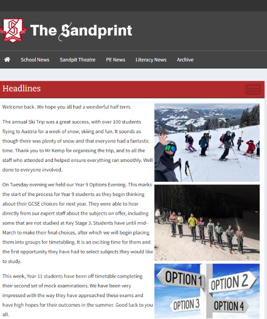 Sandprint 27th February 2026